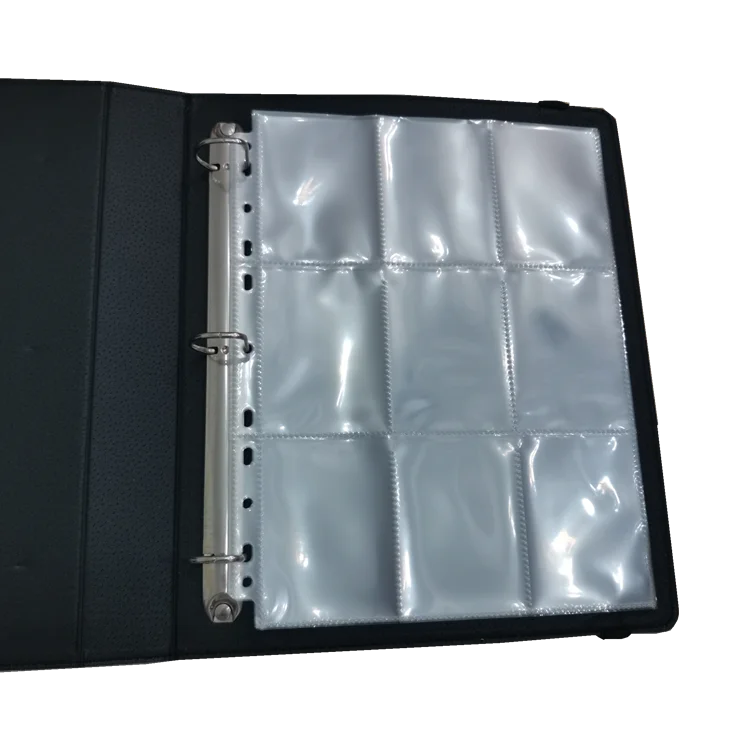 PU cover A4 3 Ring Binder file folder Card Binder