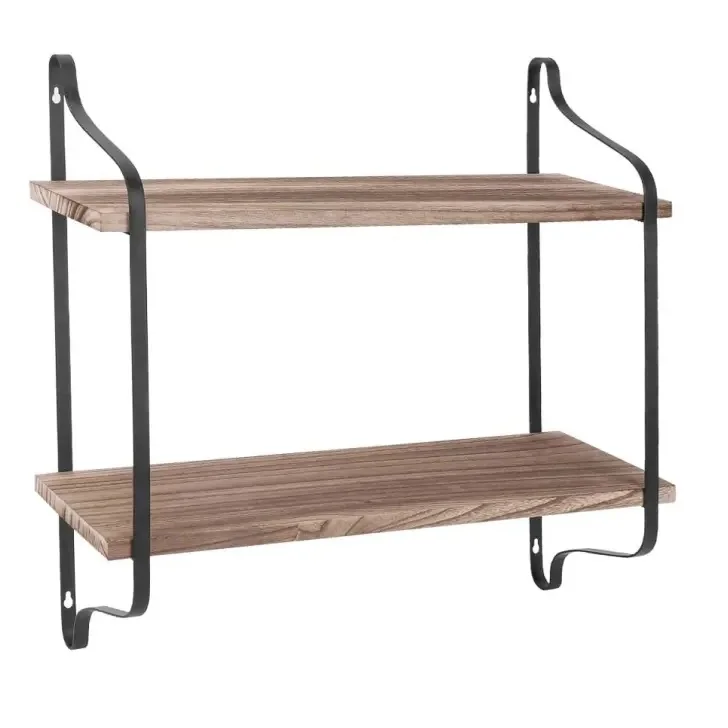 High Quality Durable Metal Wall Mounted Rack Display Shelves for Organizing and Showcasing Items for Home Office and Retail Use