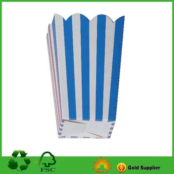 With custom design  Food packaging boxes for popcorn folding  popcorn packaging boxes Paper Popcorn Boxes