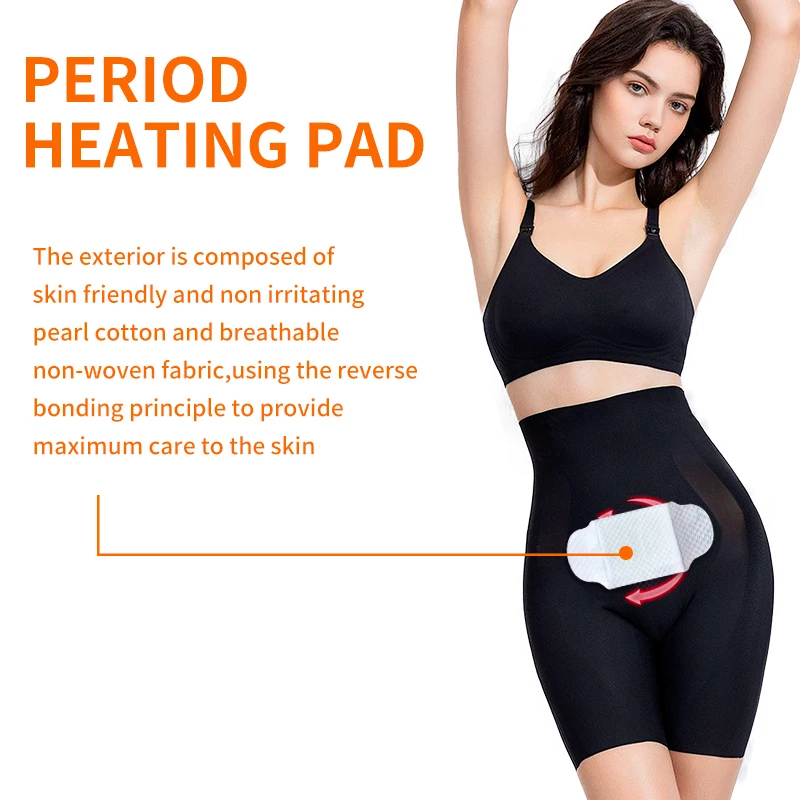 thermal care air activated heating pad for period cramps pain directly paste abdominal low back pain part hot warm uterus paste