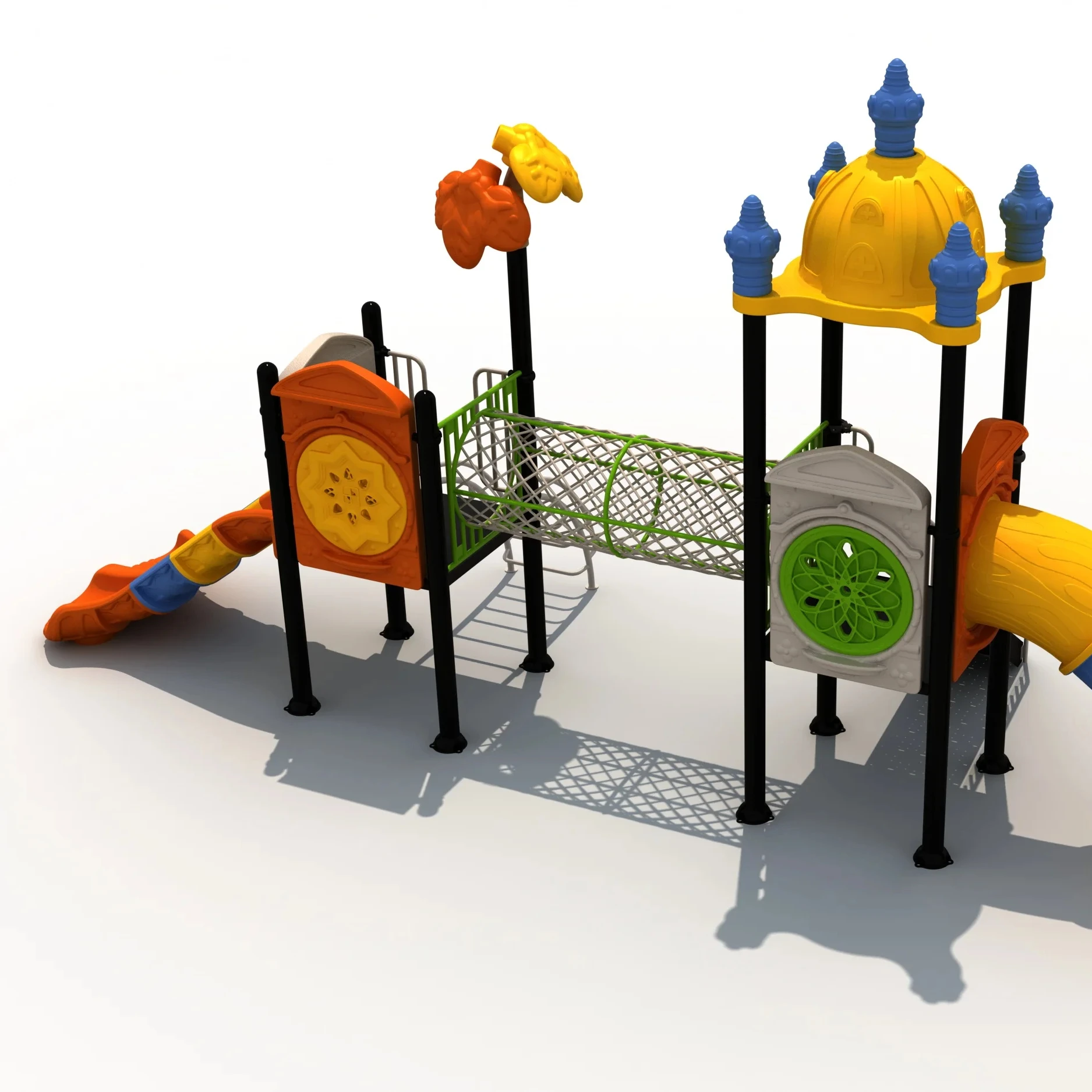 Plastic slide playground outdoor ,play equipment for children ,water slide manufacturer water slide
