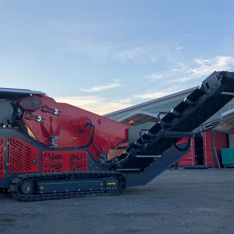 Tracked Heavy Screen Separator Machine Gold Processing Plant Equipment