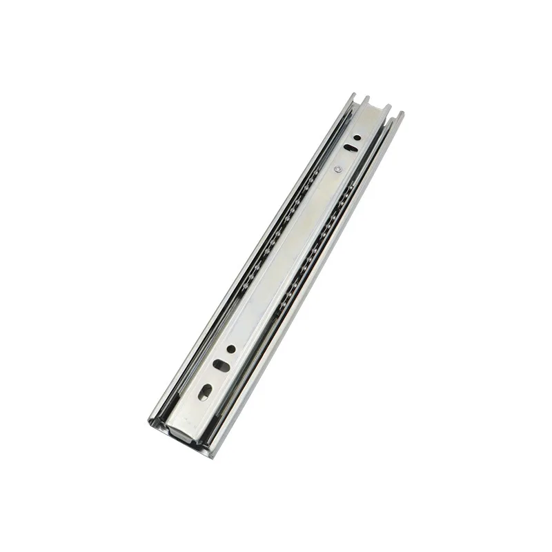 Hoone Wholesale Stainless Steel 3-Fold Full Extension Ball Bearing Drawer Slide For Cabinet Accessories Drawer Rail