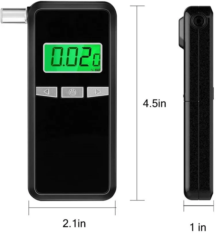 Wholesale Digital LCD Display Alcohol Breathalyzer OEM ODM Breath Alcohol Tester Alcohol Checker