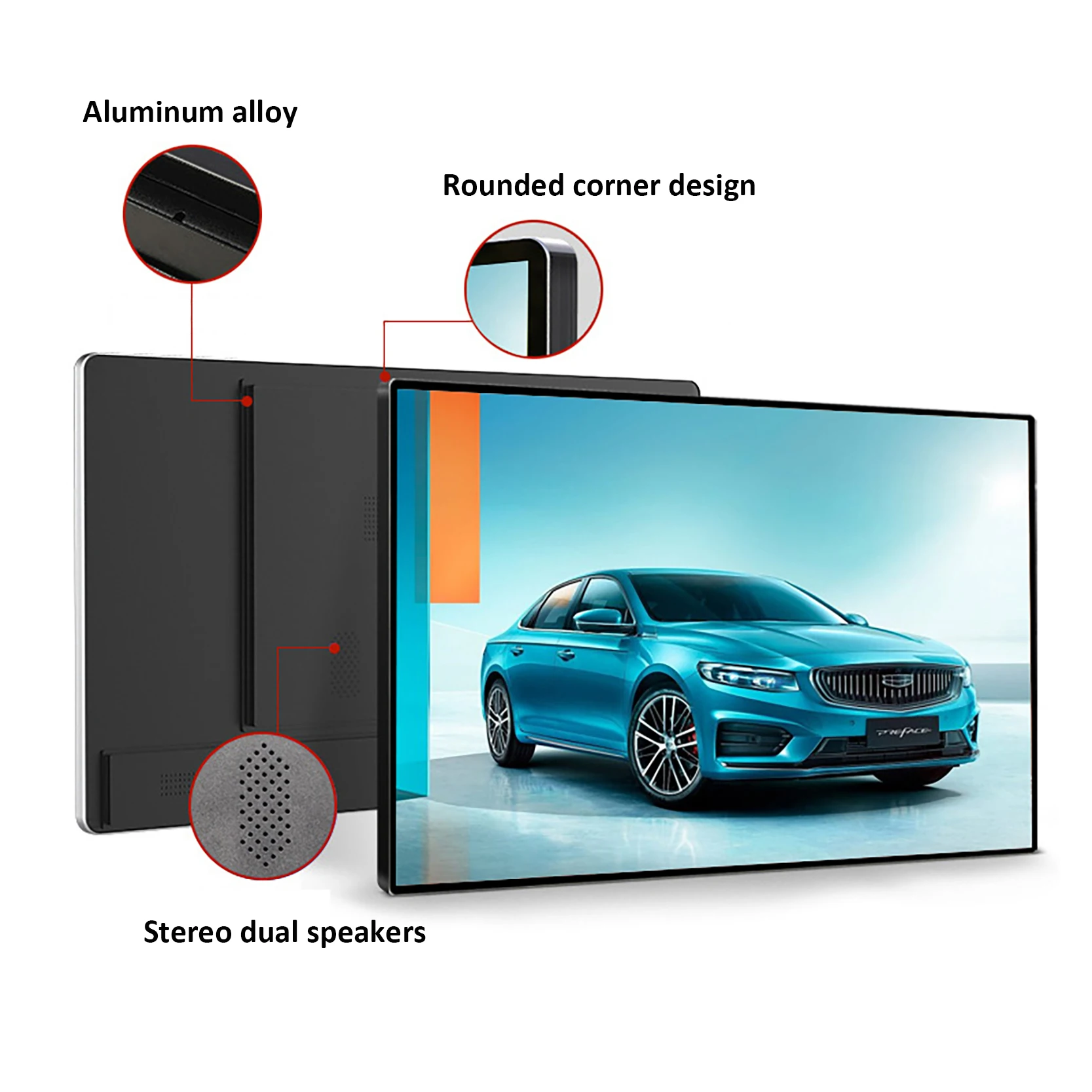 21.5 High-Resolution Display Monitor for Professional Signage Solutions-LCD display kiosk