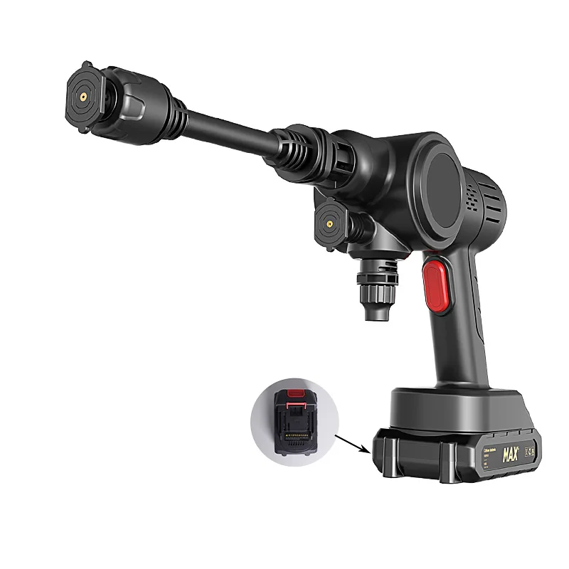 Factory Wholesale Price Car Washing Spray Gun High Pressure Power ABS Foam Gun Electric Car Wash 18.5V Car Wash Gun