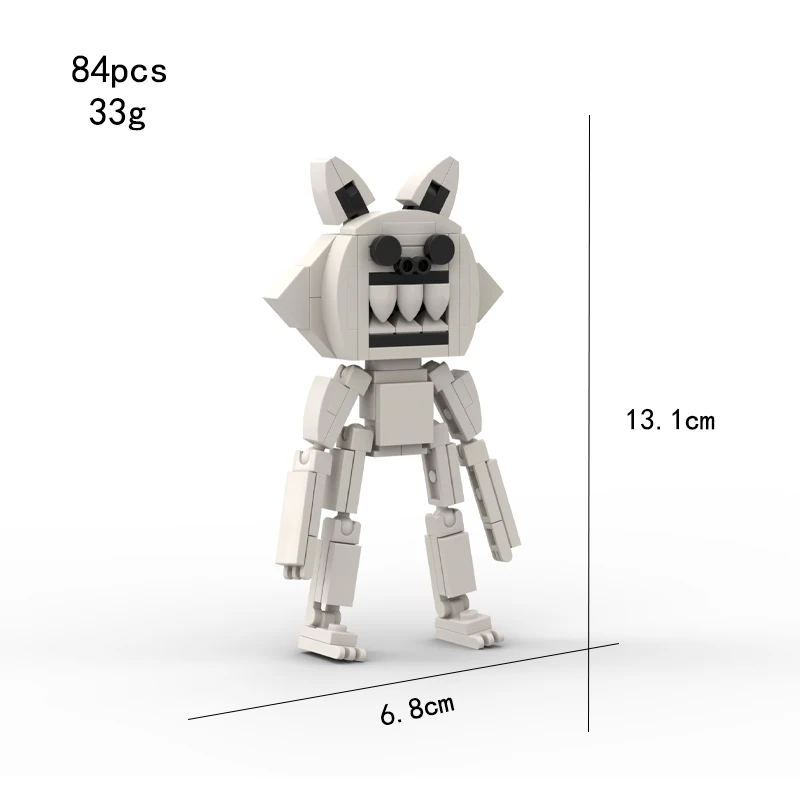 2024New Strange Zoo Building Blocks Anime Figures Mutated Animals Building Blocks Model Toys Gift Color Box Set