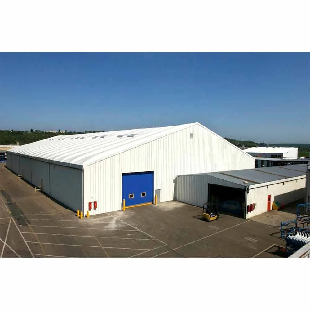 prefabricated factory/ galpones prefabricados steel frame shed/prefabricated building