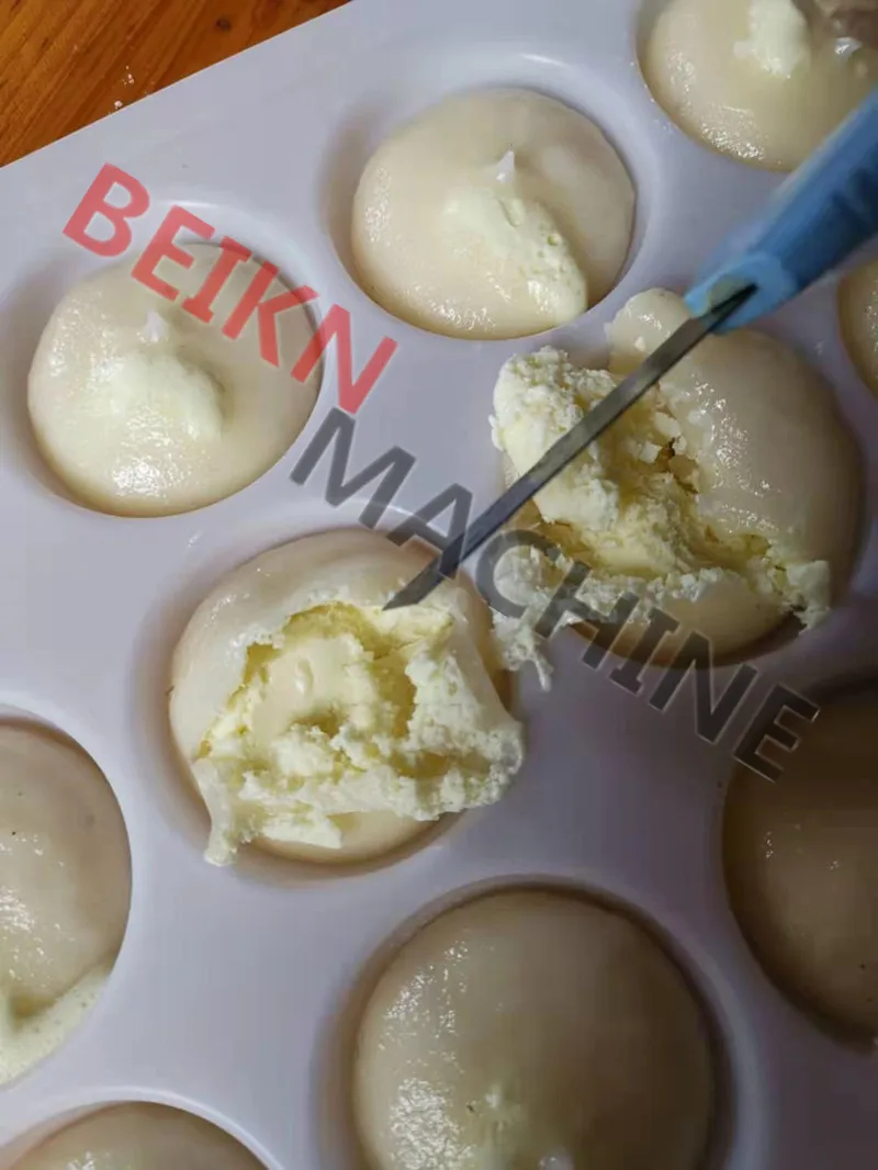 Beikn automatic mochi encrusting machine daifuku maker tray arranging machine sweet mochi ball forming machine