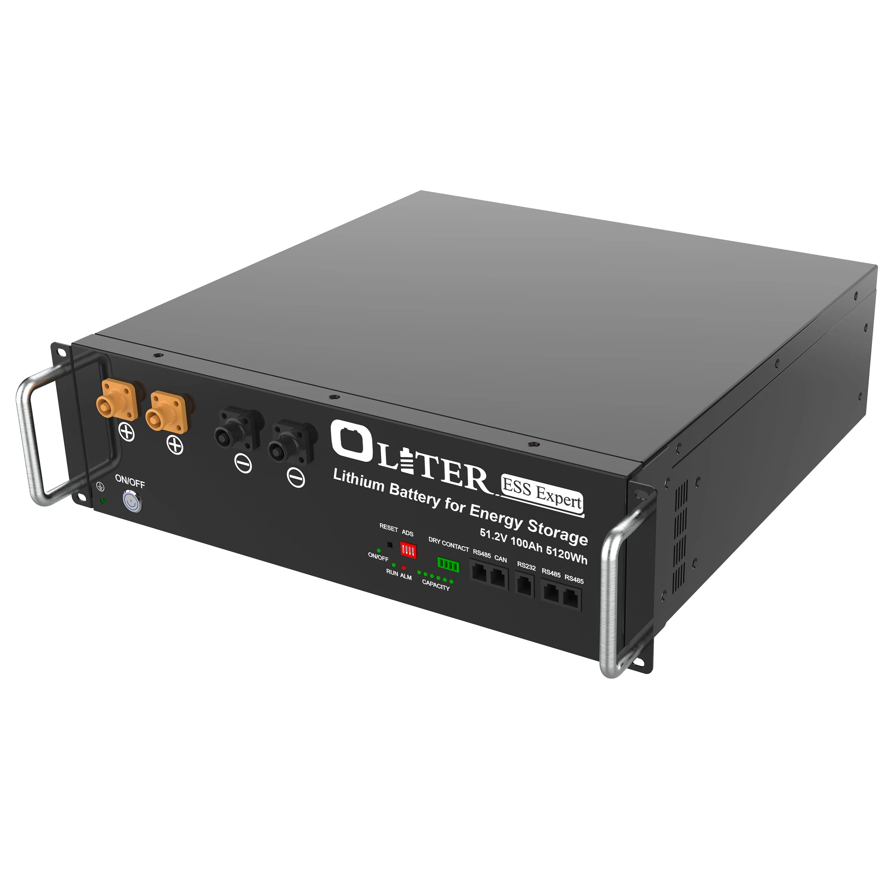 OLITER 48V 51.2V 100Ah-300Ah Deep Cycle Lithium Ion Battery Solar System Boats Lifepo4 LFP Anode Material 100% Lihtium Battery