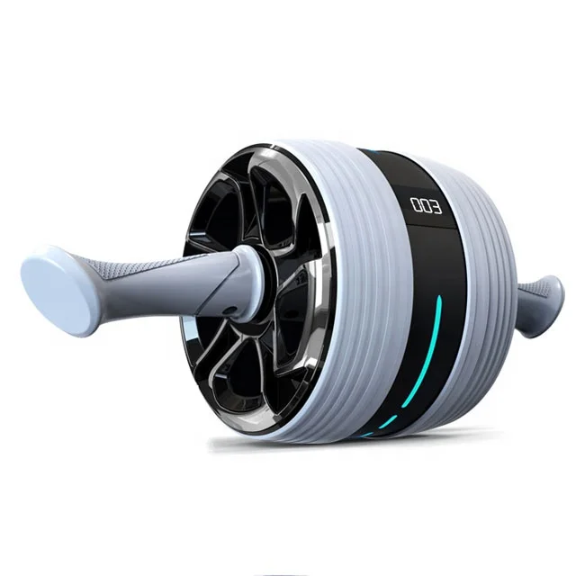 Multifunctional Digital Counter Abdominal Exercise Workouts Wheel  6 in 1 ab wheel roller kit machine