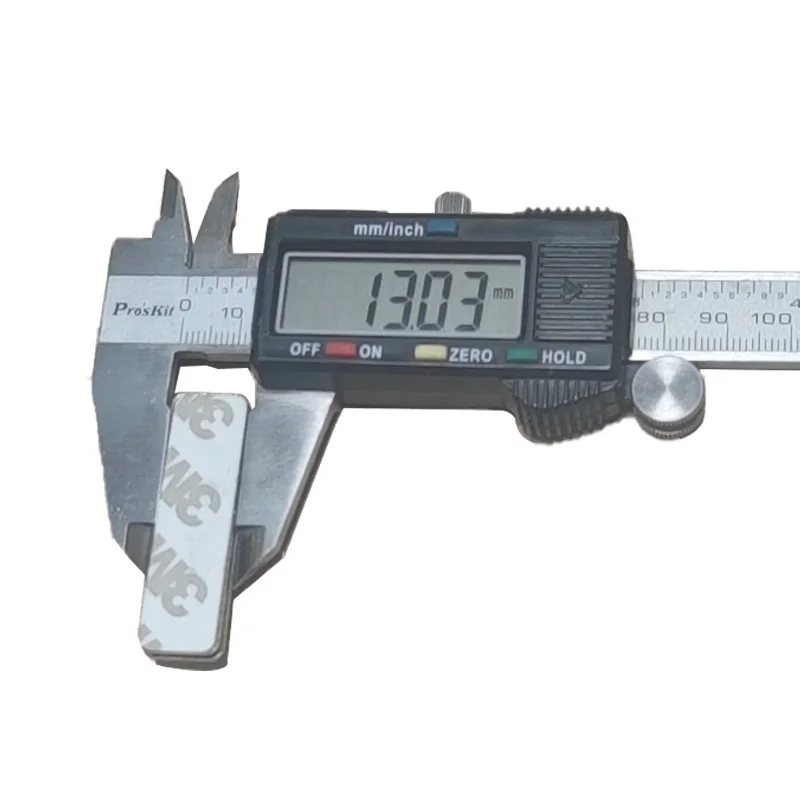 Steel Plate Two Magnets Inside Metal Magnetic Name Tag Name Badge