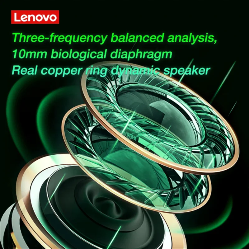 Новая Оригинальная игровая гарнитура Lenovo XT92 TWS с низкой задержкой 9D стерео HiFi Профессиональный геймер Bluetooth наушники микрофоном