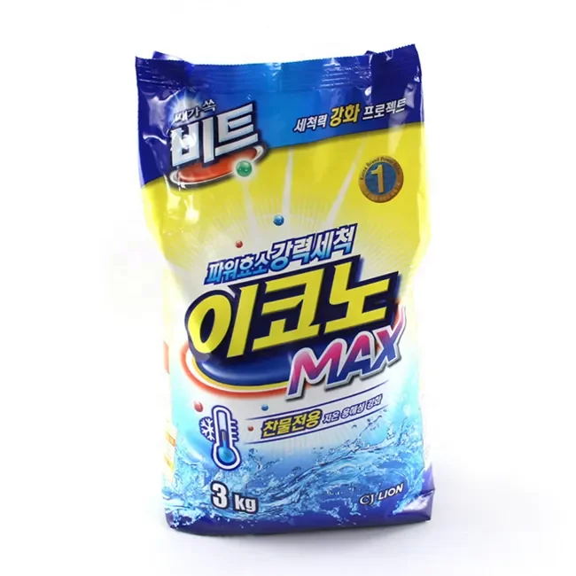 12kg Printed Washing Powder Packaging Bag Laundry Detergent Packaging