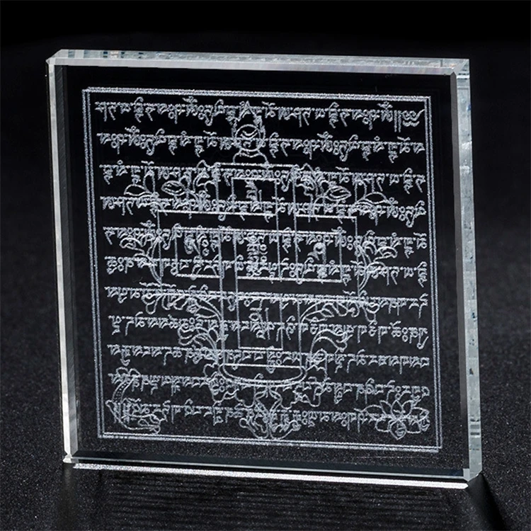 
Laser Engraving Letter Crystal Glass Block &Cube 