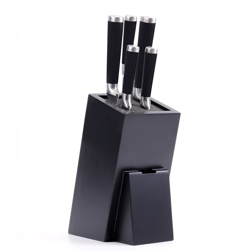 Wholesale Custom Full Function 14 pcs Stainless Steel Kitchen Knife Set  with knife holder stand