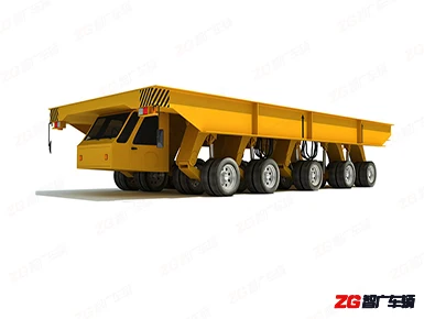 100T Hydraulic powered flatbed truck