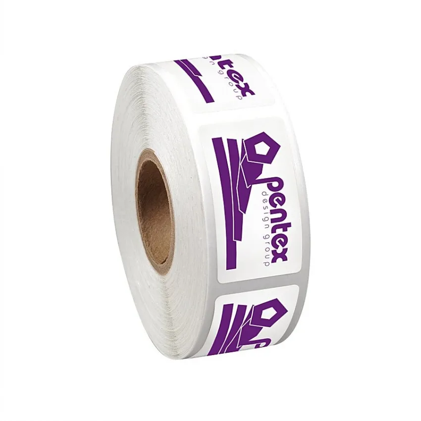 Custom Self Adhesive Label Sticker Wholesale Paper in Roll with Removable Glue