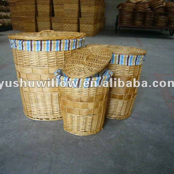 
willow basket laundry 