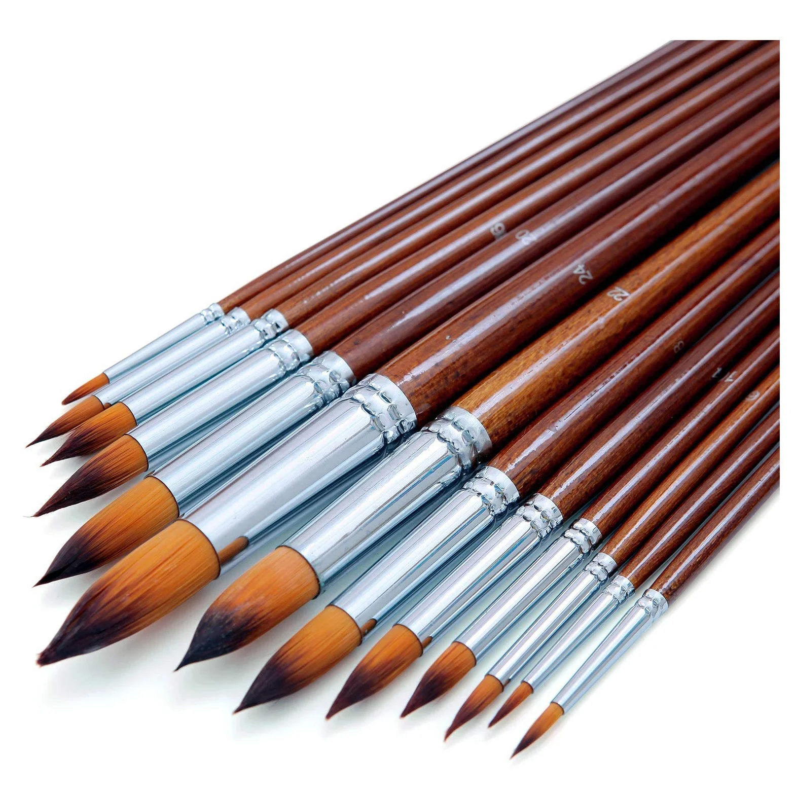 Набор кистей для рисования акварелью, нейлоновая кисть с длинной ручкой, 13 шт.