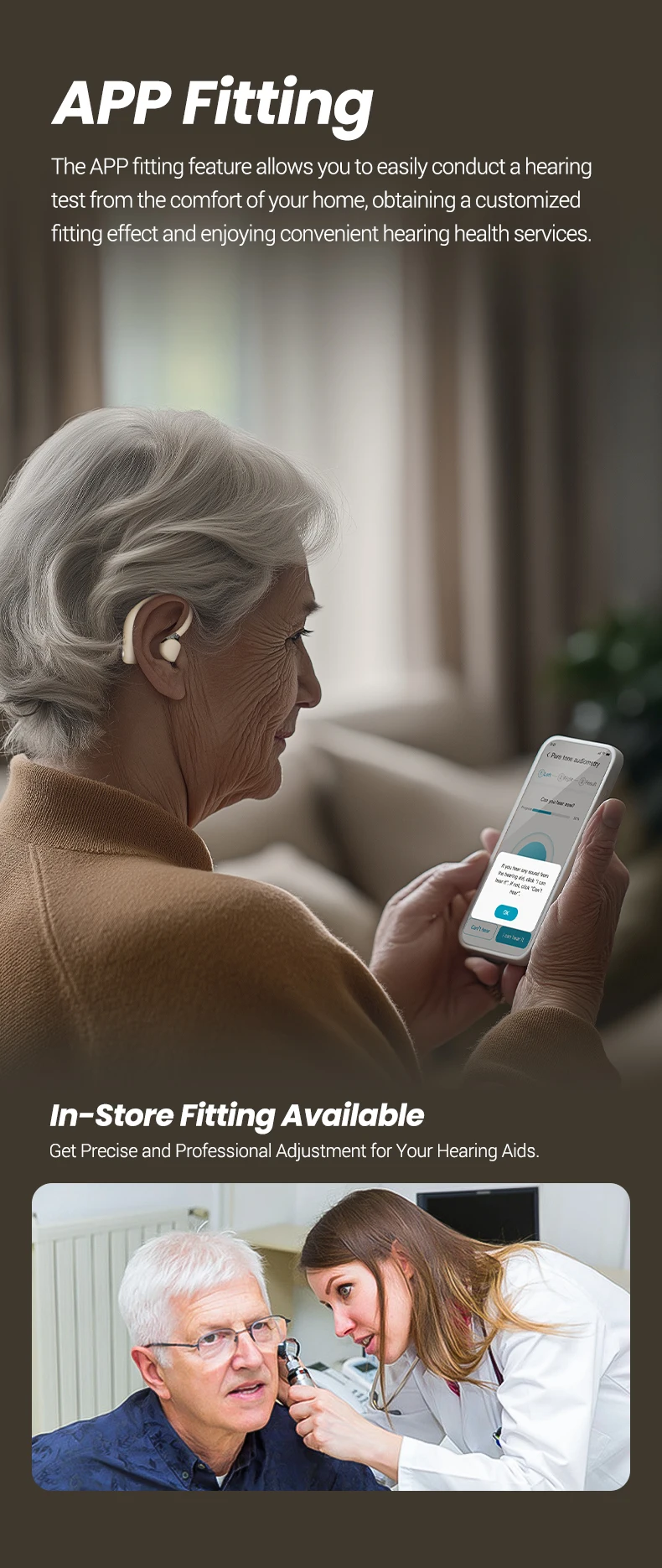 Цифровой перезаряжаемый Bluetooth-слуховой