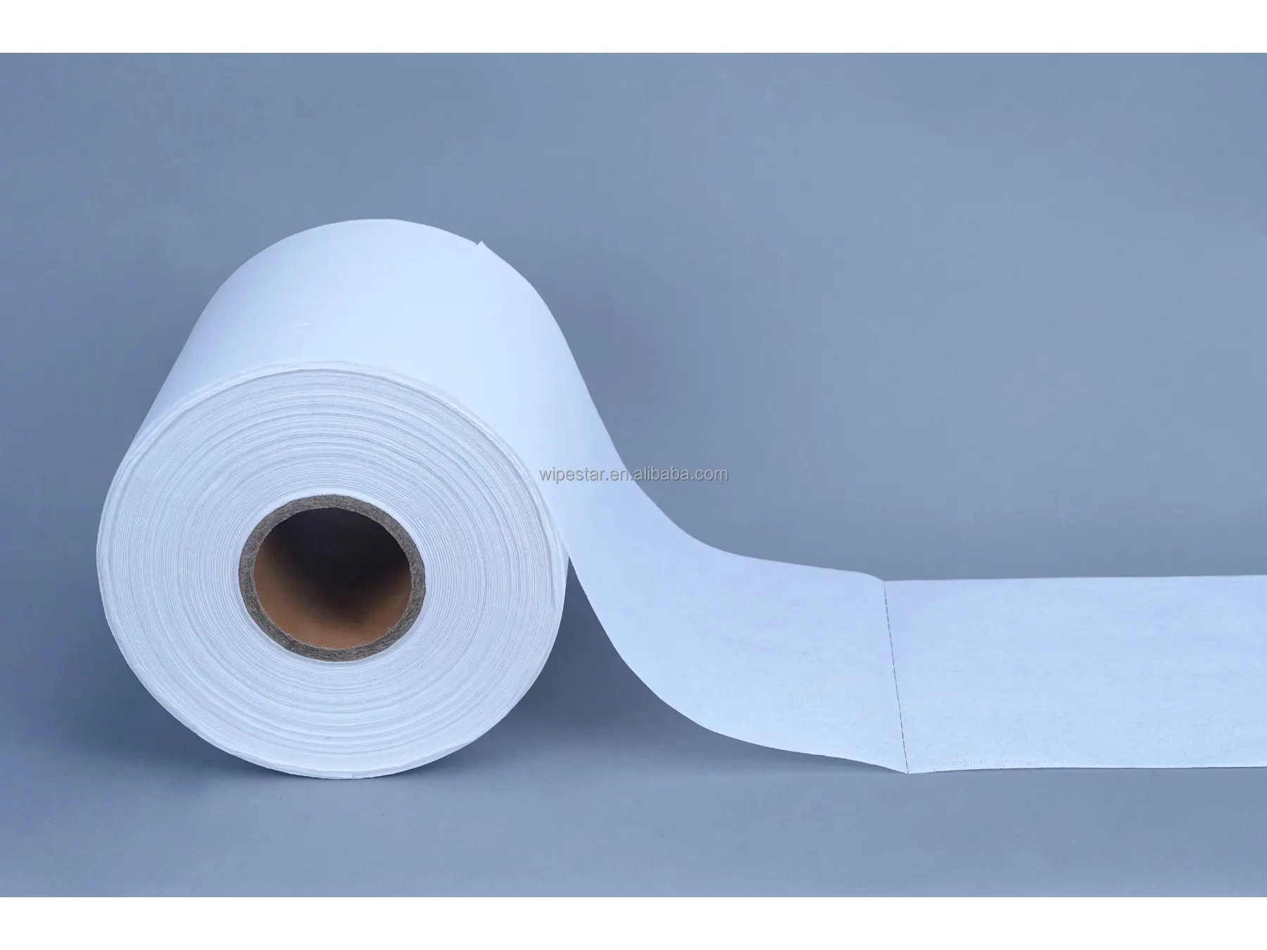 No Lint Absorbing Oil Wiping Cloth Heavy Duty Cleaning Industrial Wipe Jumbo Roll for Track Maintenance Printing Oil Stain Clean