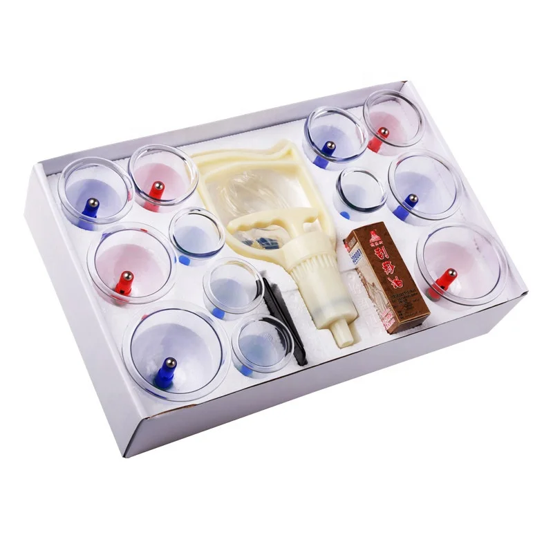 
12pcs cups equipments of traditional chinese medicine cupping hijama cups set 