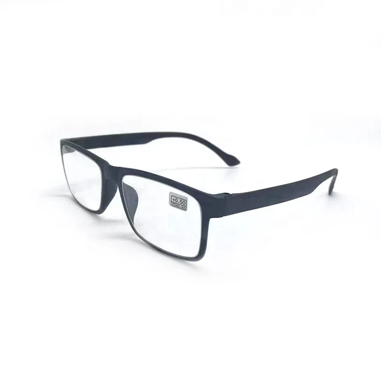 Горячая продажа готовые 0,75 модные оптовые ce черные пластиковые мужские оптимальные оптические очки для чтения
