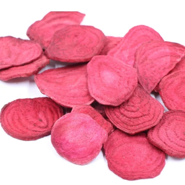 Vegetable Chips Snacks Vacuum Fried Beet Root Chips Dried Vegetables Snack