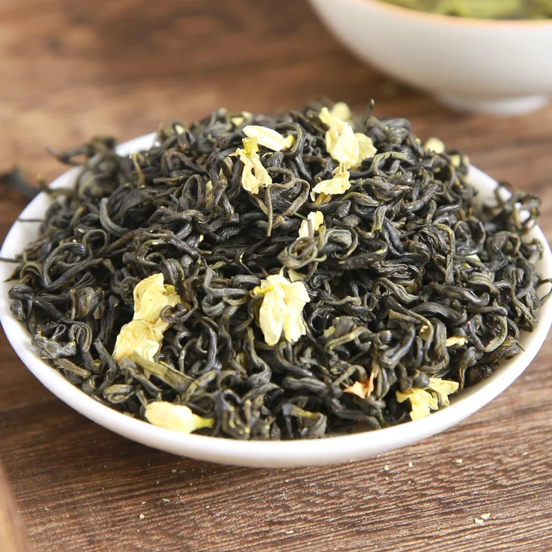 Китайский Сушеный Цветущий цветок, зеленый жасмин, органический травяной чай ручной работы