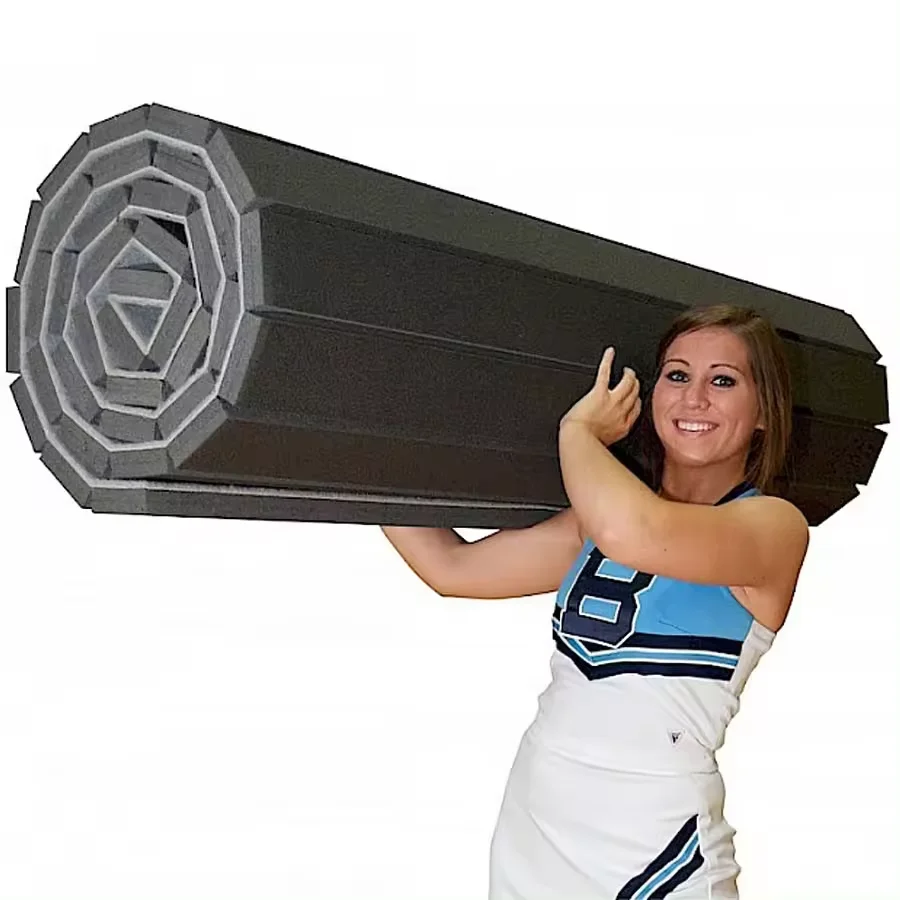 Sports Roll Cheerleading Mats Carpet Bonding Foam Gymnastics Tumbling Cheer Out