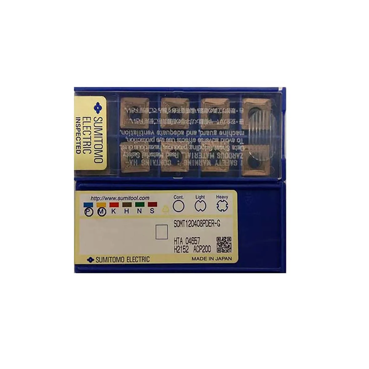 SUMITOMO 100% Original SOMT SOMT12 SOMT120408PDER G ACK300 ACP200 General Purpose Grade for King Drill Indexable U-Drill