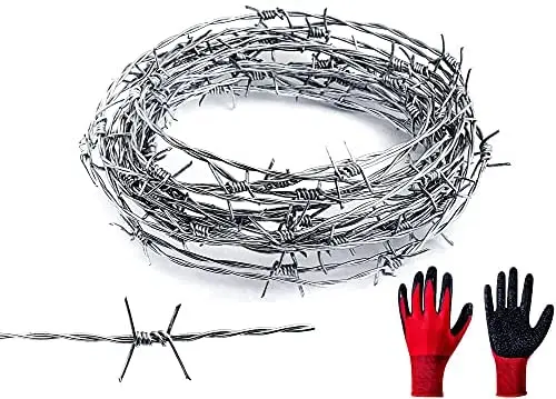 16 gauge galvanized barbed wire