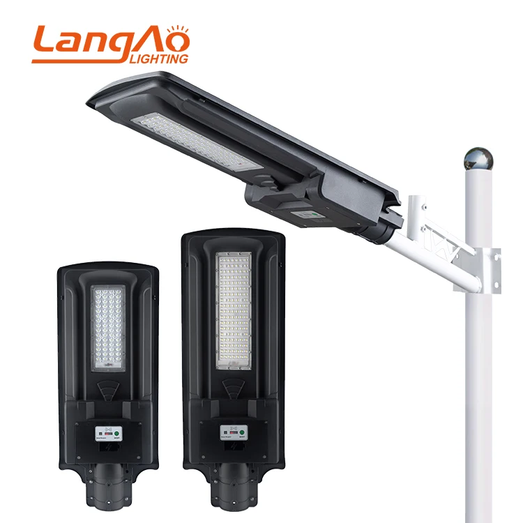 High Quality Outdoor Countryside Road Light Motion Sensor 100watt 200watt Solar Energy LED Street Light