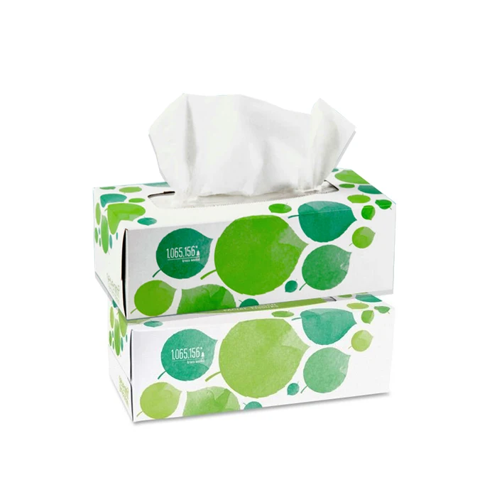 OEM/ODM 2-4 Ply Virgin Wood Pulp Box Tissue Paper Ultra Soft Facial Papel Higienico for Home Travel Sport