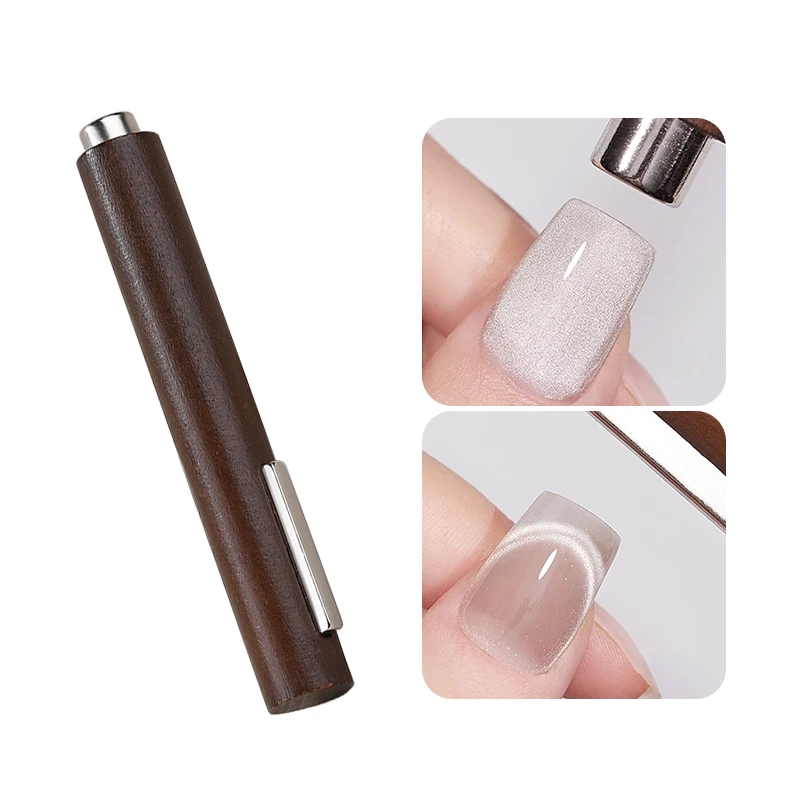 BIN wholesale price 3D 2 in 1 cat-eye gel polish Magnet Nail Powder Magic Magnet