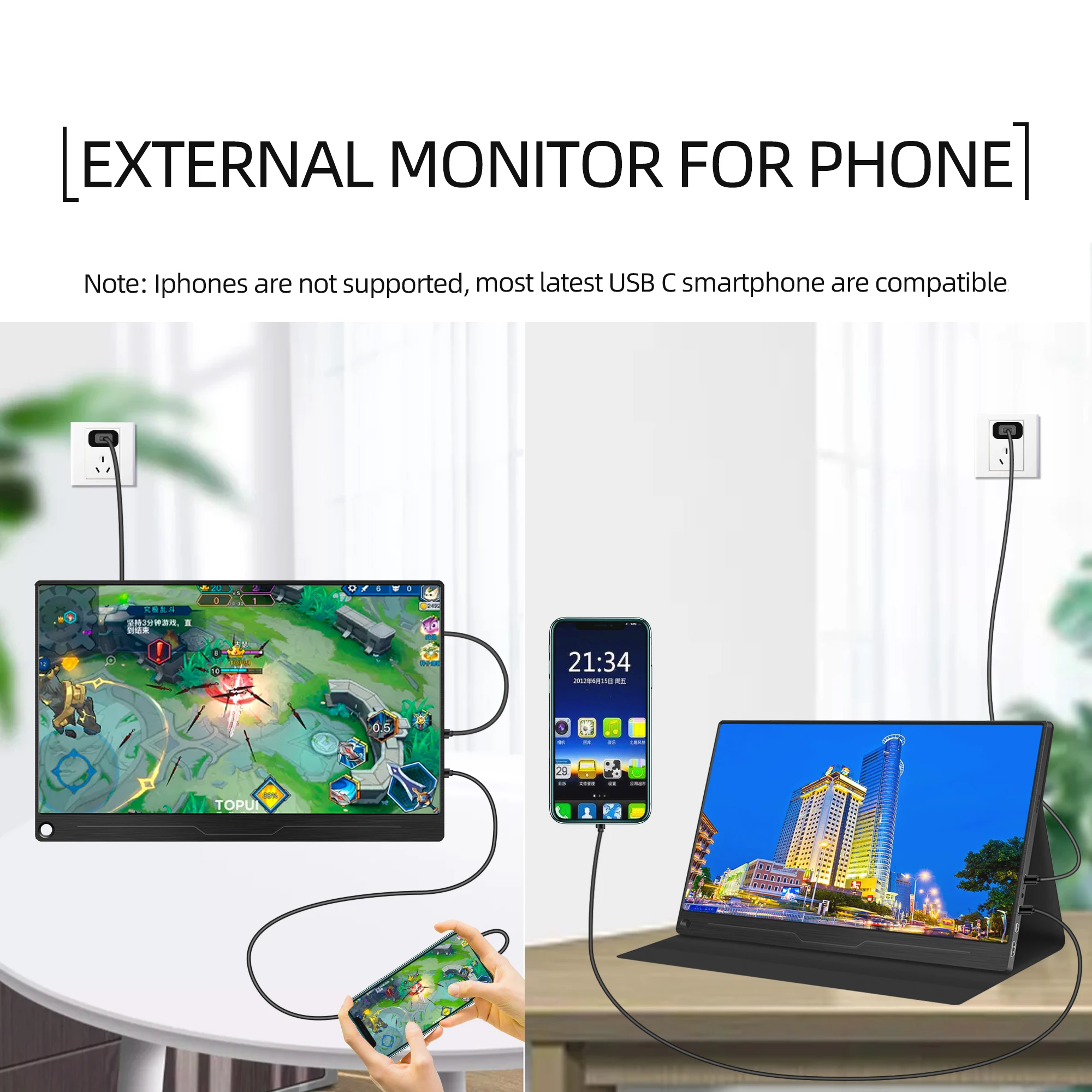 13.3 inch 1080P monitor portable cheapest portable monitor for laptop