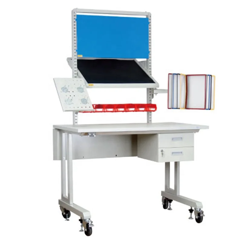 Leenol China Manufacture Production Line Workstation Lab Furniture Anti static ESD Workbenches For Electronics Workshop