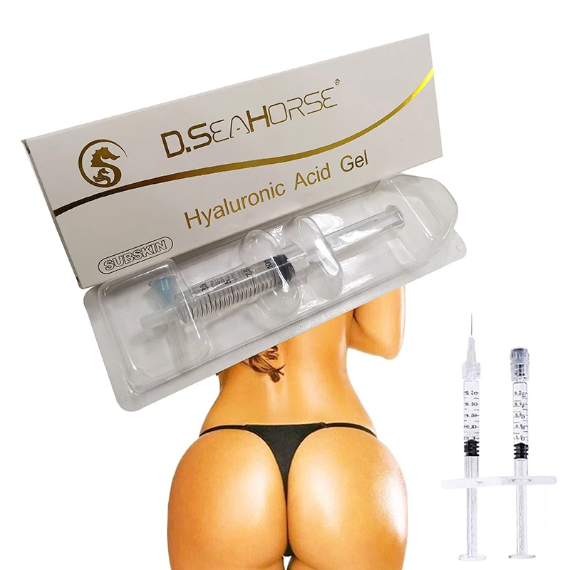 medical sodium face hyaluronate gel cross-linked hyaluronic acid butt injection permanent ha gel filler