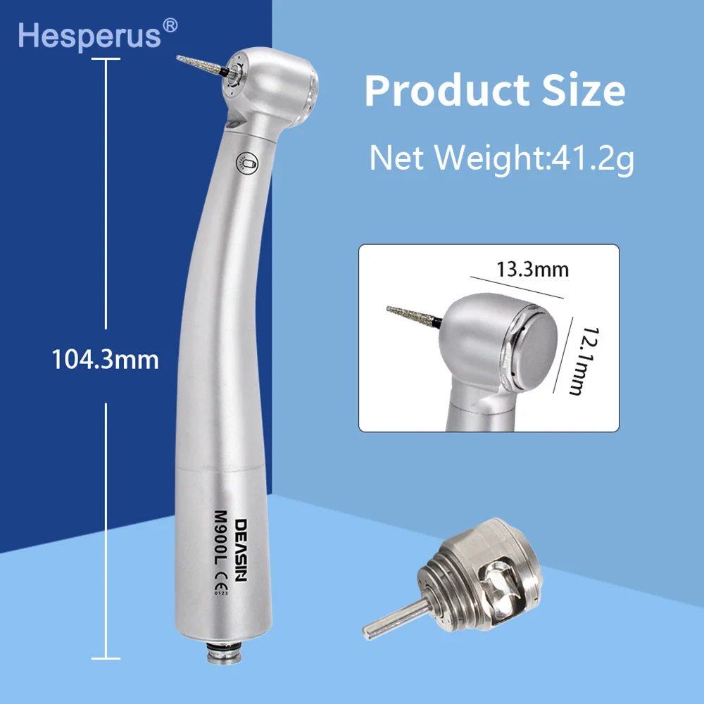 M800L / M900L For NSK Coupling Dental High Quality LED Handpiece High Power Air Turbine Fiber Optical Hand piece Dentistry Tools