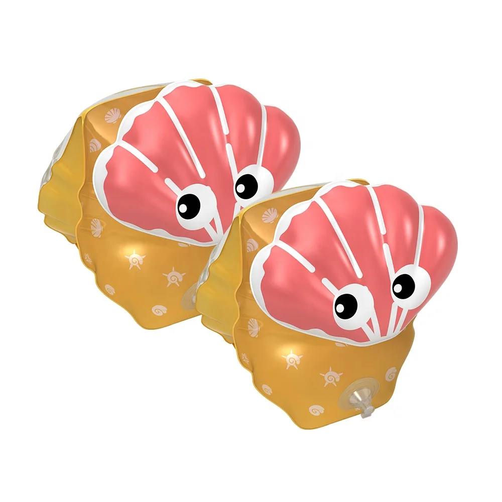 Factory Custom Cartoon Animal Swimming Arm Float Ring Learning Swim Training Aids Inflatable Arm Float