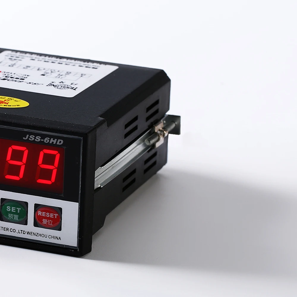 High quality hot selling 220v 6 digits digital hours meter with power off memory