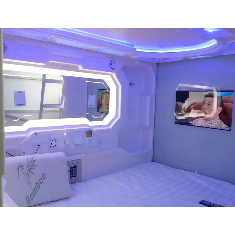 
2020 bespoke Popular space capsule hotel bunk bed capsule 