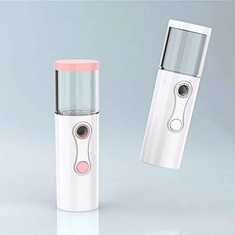 Private Label Newest Mini Portable Pocket Facial Mist Steamer Electric Handy Nano Face Mist Sprayer