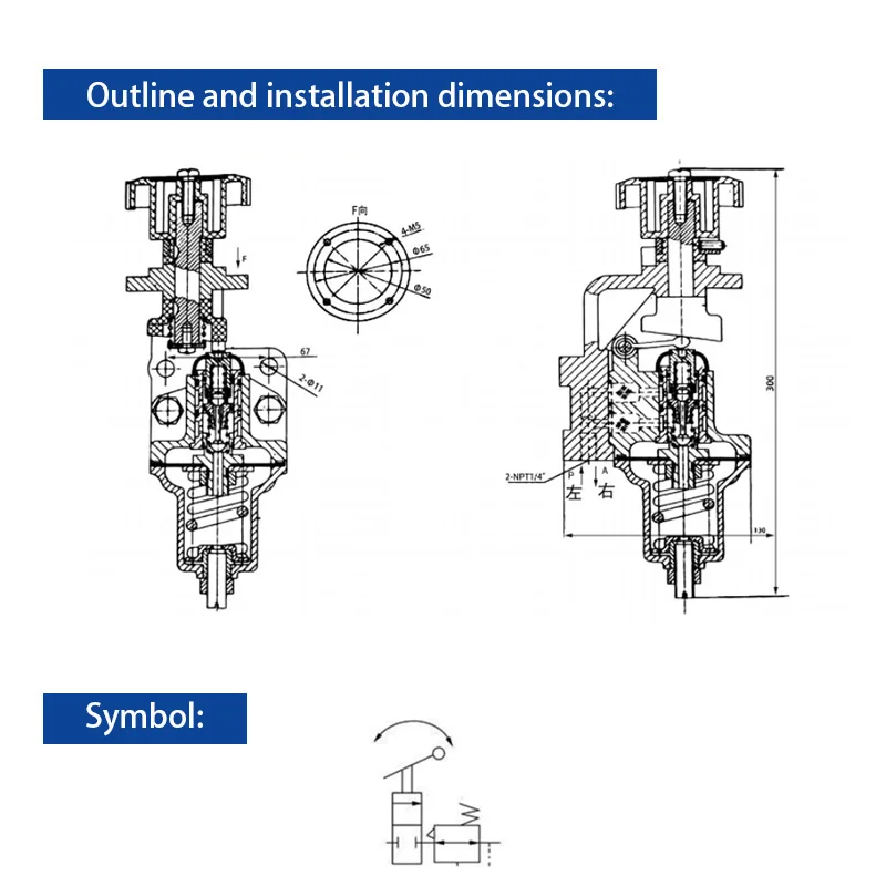 TMR8-L6  air valve control Oil WorkoverTruck air compressor pressure control valve pneumatic air control valve for sale