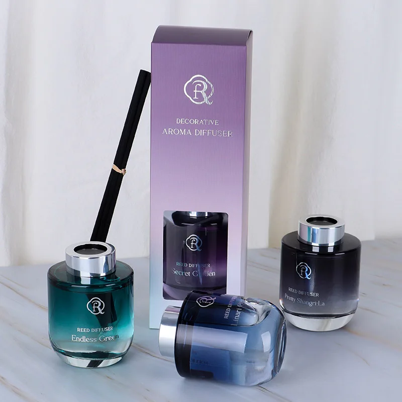 Private Label Wholesale Round Bottle Reed Diffuser Perfume Aroma Reed Diffuser