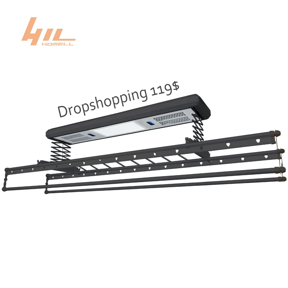 Ceiling Drying Laundry Clothes Hanger Drying Rack Clothes Hanger Custom Wall Hanger Hot Air Laundry Clothes Dryer