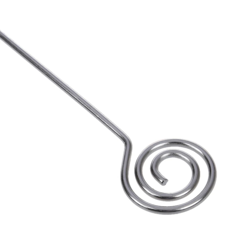 7.8' Long Stainless Steel Spiral Design Honey Dipper Sticks