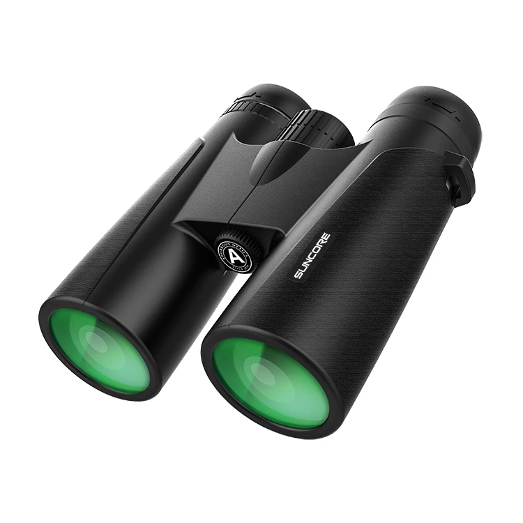 12x42 Powerful Binoculars for Adults with Clear Low Light Vision - Large View Eyepiece Binoculars for Birds Watching Hunting Tra