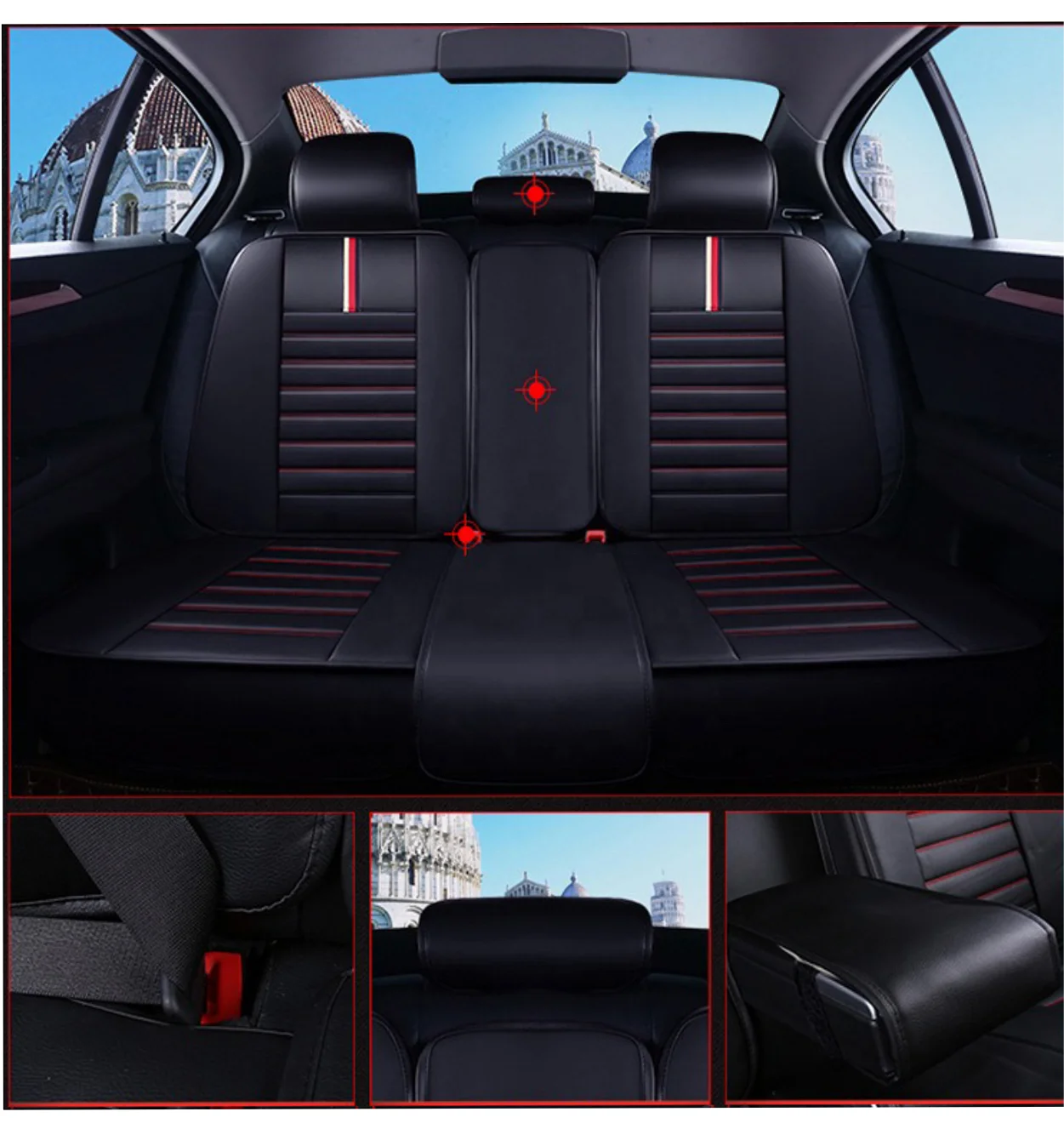 Luxury Design Off-road Back Support Car Seat Cover with Universal Leather Leather Fabric for Sofa Leather for Making Shoes